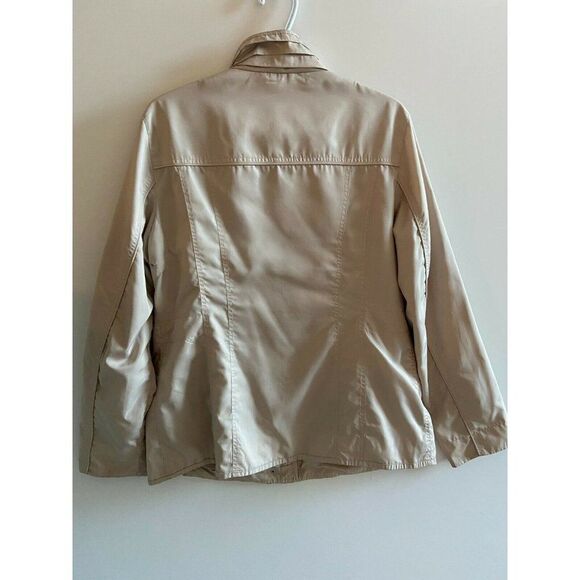 Women's Beige Utility / Field Windbreaker Jacket S - Picture 10 of 11